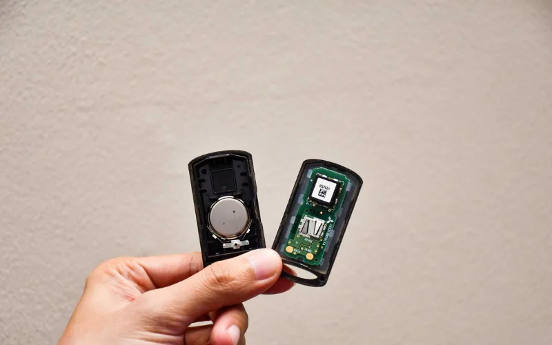 cach-thay-pin-chia-khoa-smartkey-xe-tay-ga-5-png Bước 2: Tháo pin cũ.