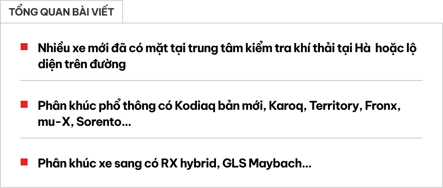 Loạt xe mới đã về Việt Nam, chực chờ ra mắt: Phần lớn là SUV, có mẫu lần đầu xuất hiện, nhiều lựa chọn giá 1 tỷ đồng trở xuống- Ảnh 1. Loạt xe mới đã về Việt Nam, chực chờ ra mắt: Phần lớn là SUV, có mẫu lần đầu xuất hiện, nhiều lựa chọn giá 1 tỷ đồng trở xuống- Ảnh 1.