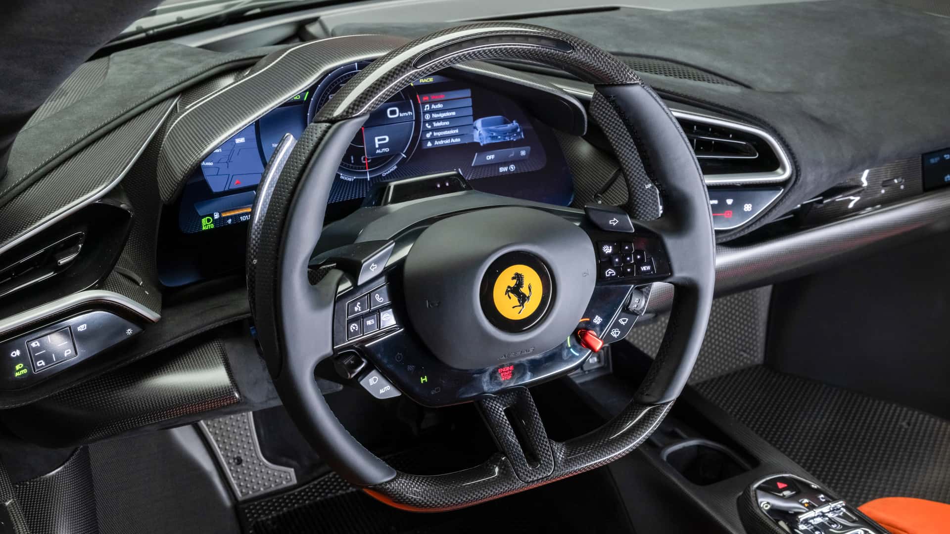 Ferrari 296 Speciale ra mắt: Gần 900hp, là siêu xe RWD mạnh nhất của hãng, nhìn đâu cũng thấy carbon- Ảnh 19. Ferrari 296 Speciale ra mắt: Gần 900hp, là siêu xe RWD mạnh nhất của hãng, nhìn đâu cũng thấy carbon- Ảnh 19.