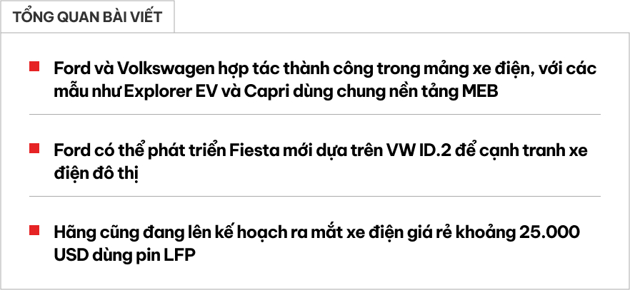 Ford Fiesta từng bán ở Việt Nam có thể hồi sinh với ‘ruột’ Volkswagen, nhắm vào phân khúc ‘xe điện giá rẻ’- Ảnh 1. Ford Fiesta từng bán ở Việt Nam có thể hồi sinh với ‘ruột’ Volkswagen, nhắm vào phân khúc ‘xe điện giá rẻ’- Ảnh 1.