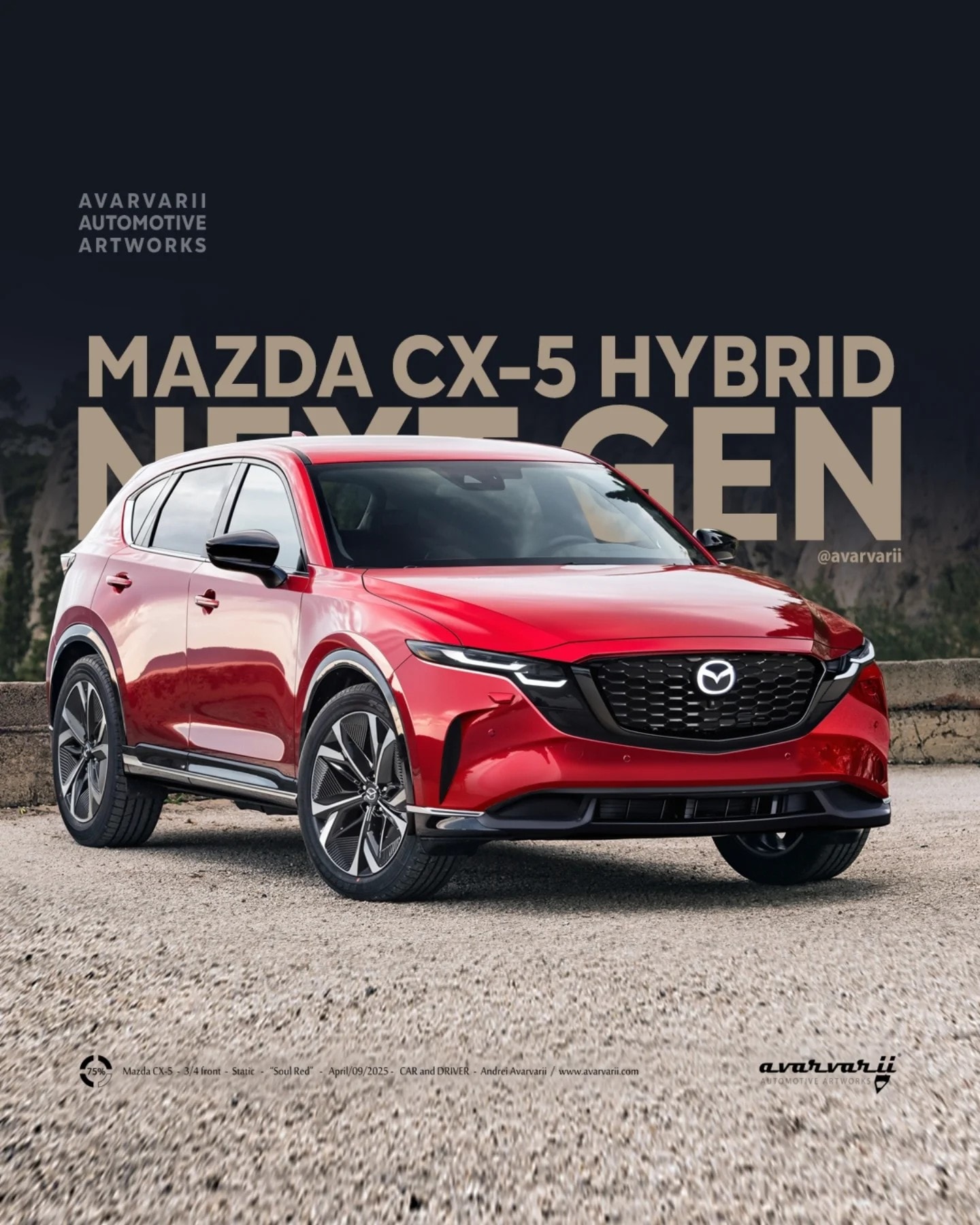 Mazda CX-5 thế hệ mới dự kiến trông thế này: Team thiết kế vẫn... 'nhàn', động cơ hybrid hết mượn Toyota, trên 200 mã lực, màn hình lớn- Ảnh 2. Mazda CX-5 thế hệ mới dự kiến trông thế này: Team thiết kế vẫn... 'nhàn', động cơ hybrid hết mượn Toyota, trên 200 mã lực, màn hình lớn- Ảnh 2.