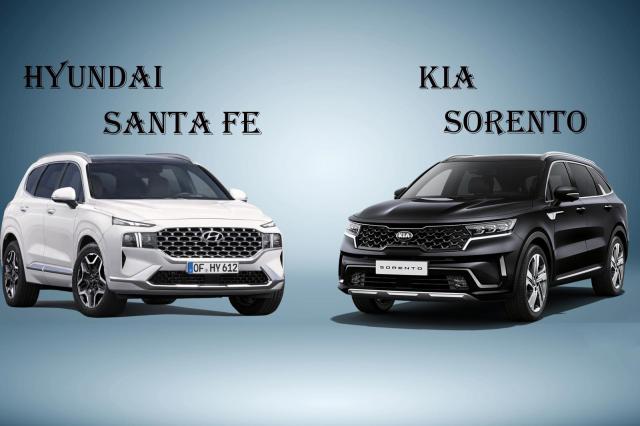 So sánh Hyundai Santafe 2021 và Kia Sorento 2021 có gì đặc biệt?