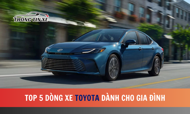 Top 5 dòng xe Toyota dành cho gia đình thường xuyên đi du lịch