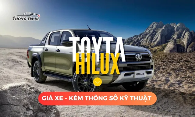 Giá xe Toyota Hilux kèm Thông số và Hình ảnh