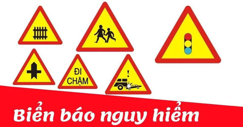 Các biển báo nguy hiểm trong an toàn giao thông