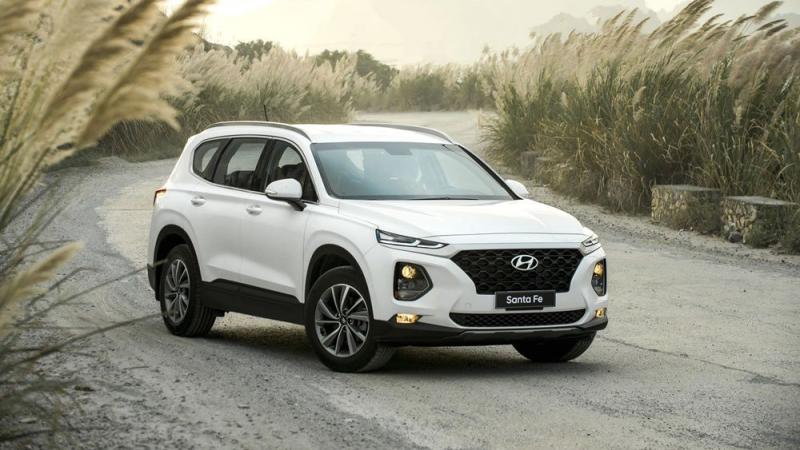 Giá xe Hyundai SantaFe 2019 cũ tháng 01/2025